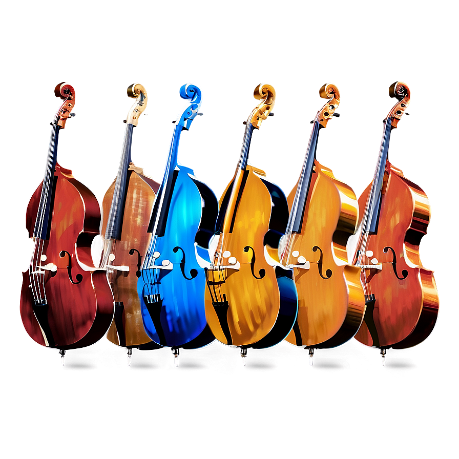 Modern Double Bass Design Png 06242024 PNG image