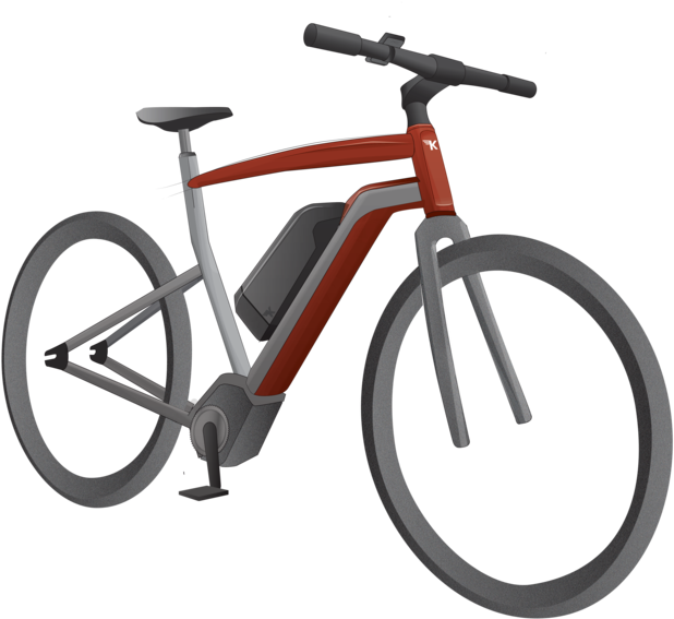Modern Electric B M X Bike Design PNG image