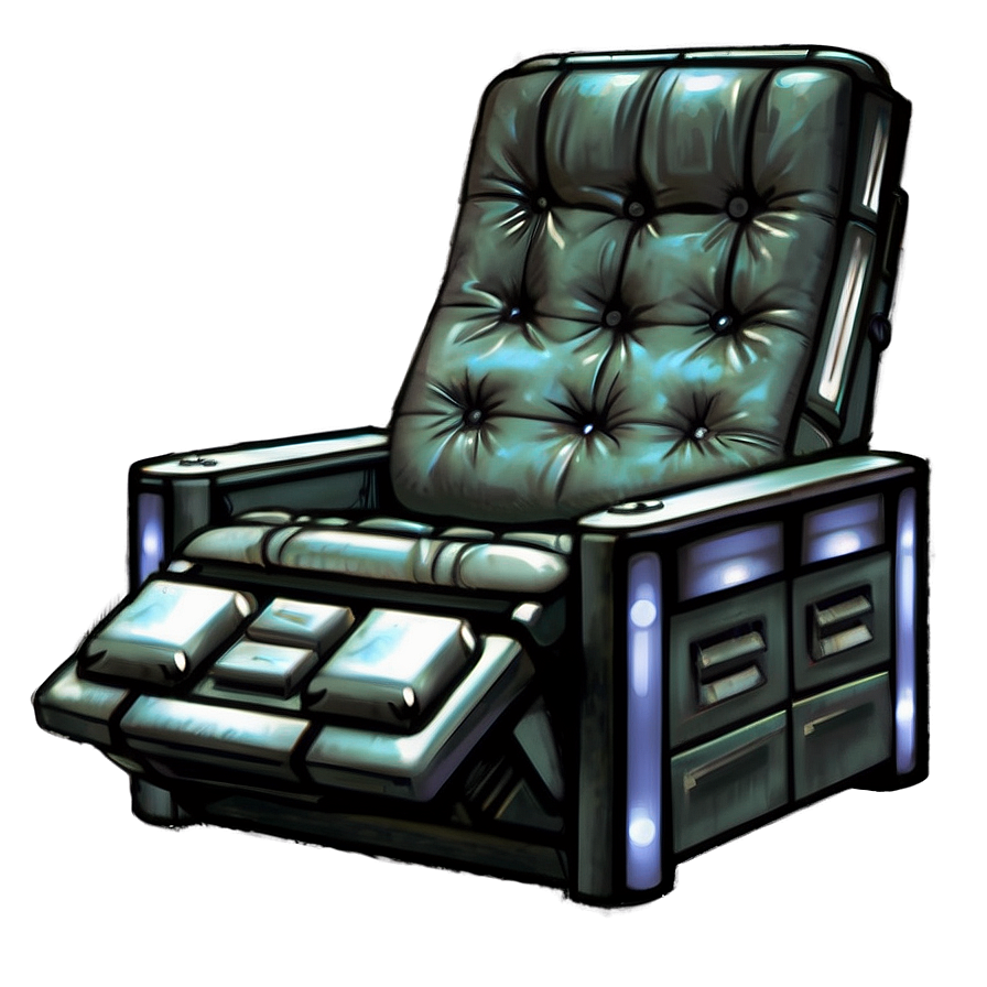 Modern Electric Chair Artwork Png Evd PNG image