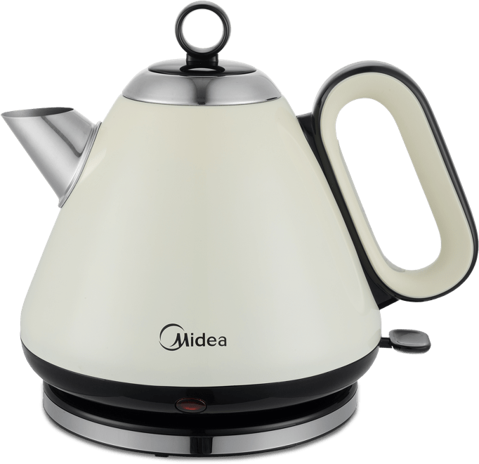 Modern Electric Kettle Midea Brand PNG image