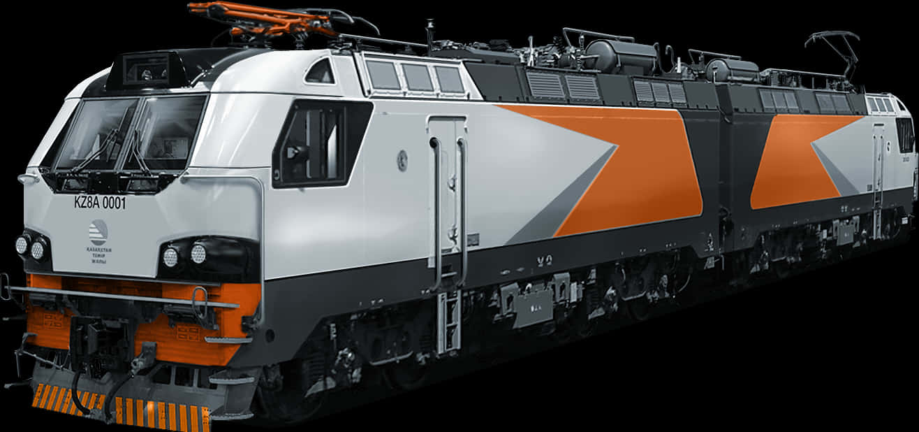 Modern Electric Locomotive Profile PNG image
