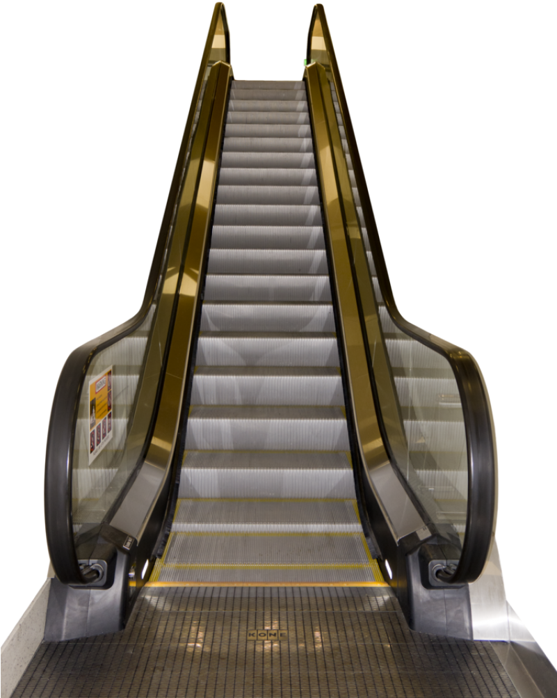 Modern Escalator Design PNG image