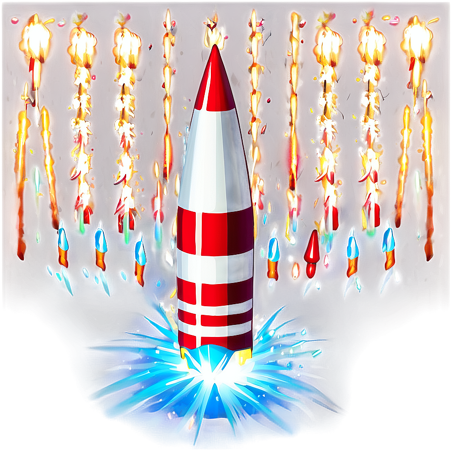 Modern Firework Rocket Png Klj12 PNG image