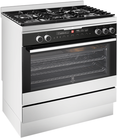 Modern Gas Stovewith Oven PNG image