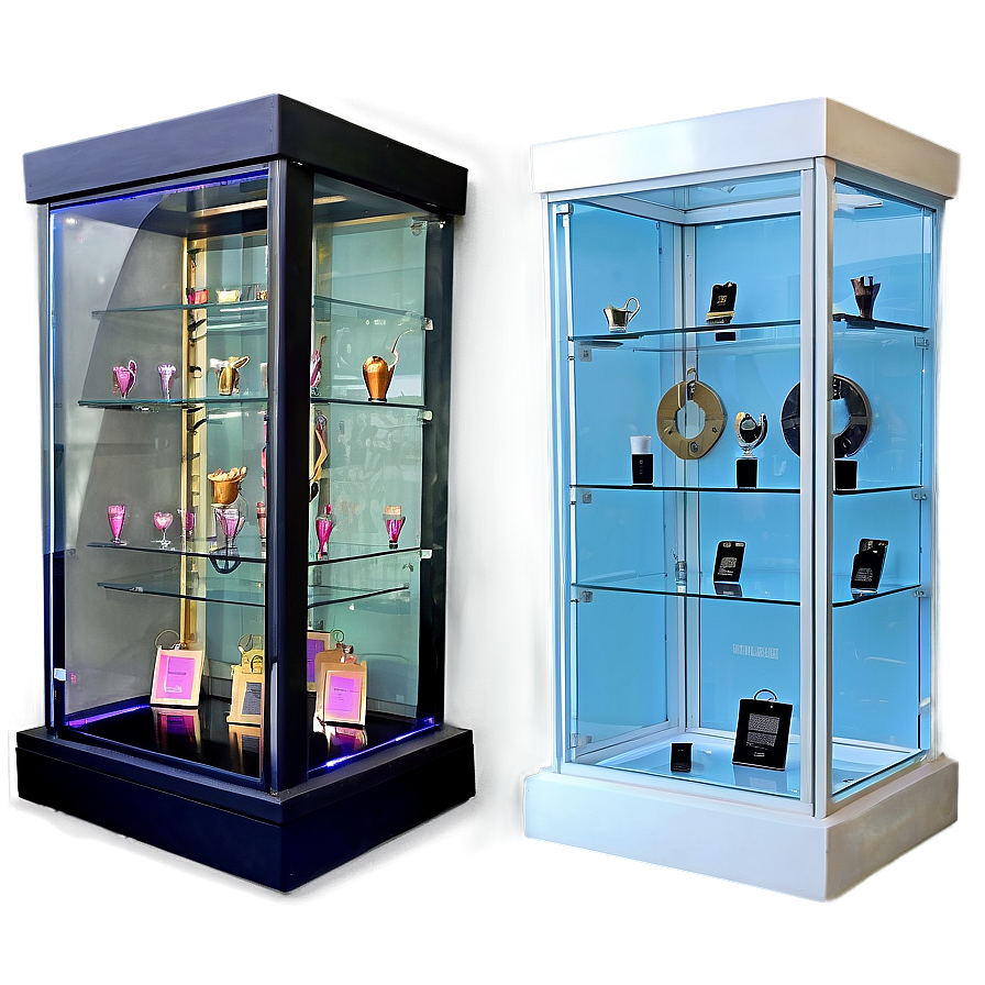 Modern Glass Display Box Png Tdn PNG image