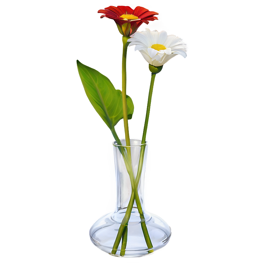 Modern Glass Flower Vase Png Tka15 PNG image