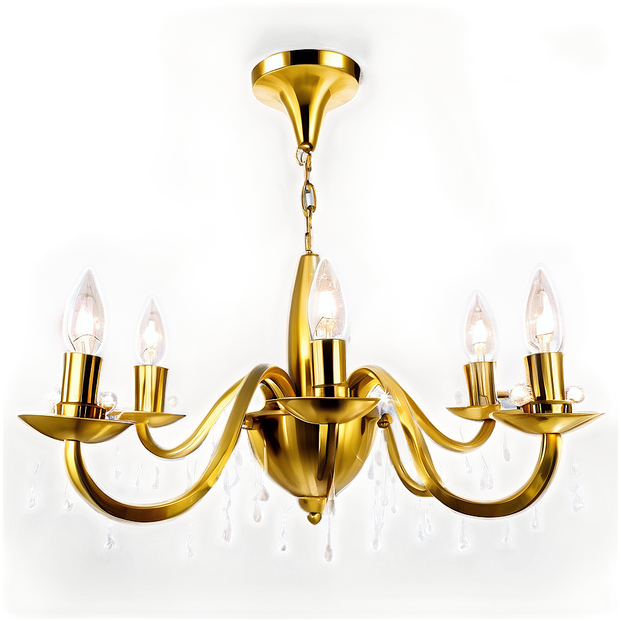 Modern Gold Chandelier Png Rvc PNG image