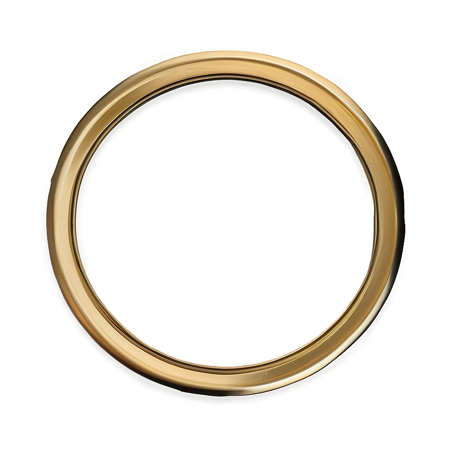 Modern Gold Circle Frame Png 26 PNG image