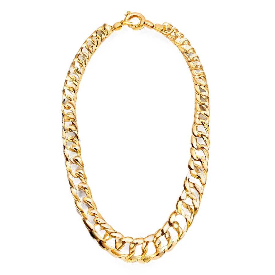 Modern Gold Necklace Png Yxs PNG image