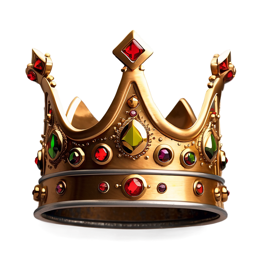 Modern Golden Crown Png 06282024 PNG image