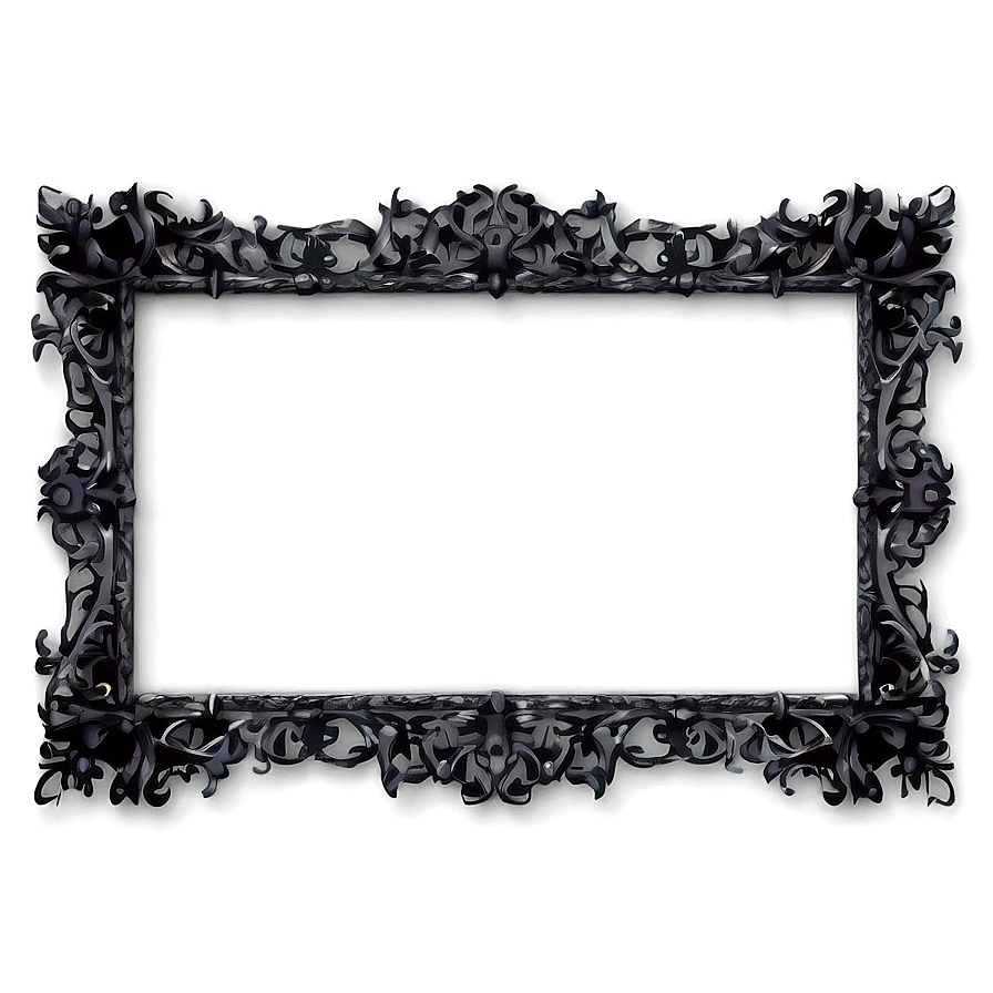 Modern Gothic Frame Png 19 PNG image