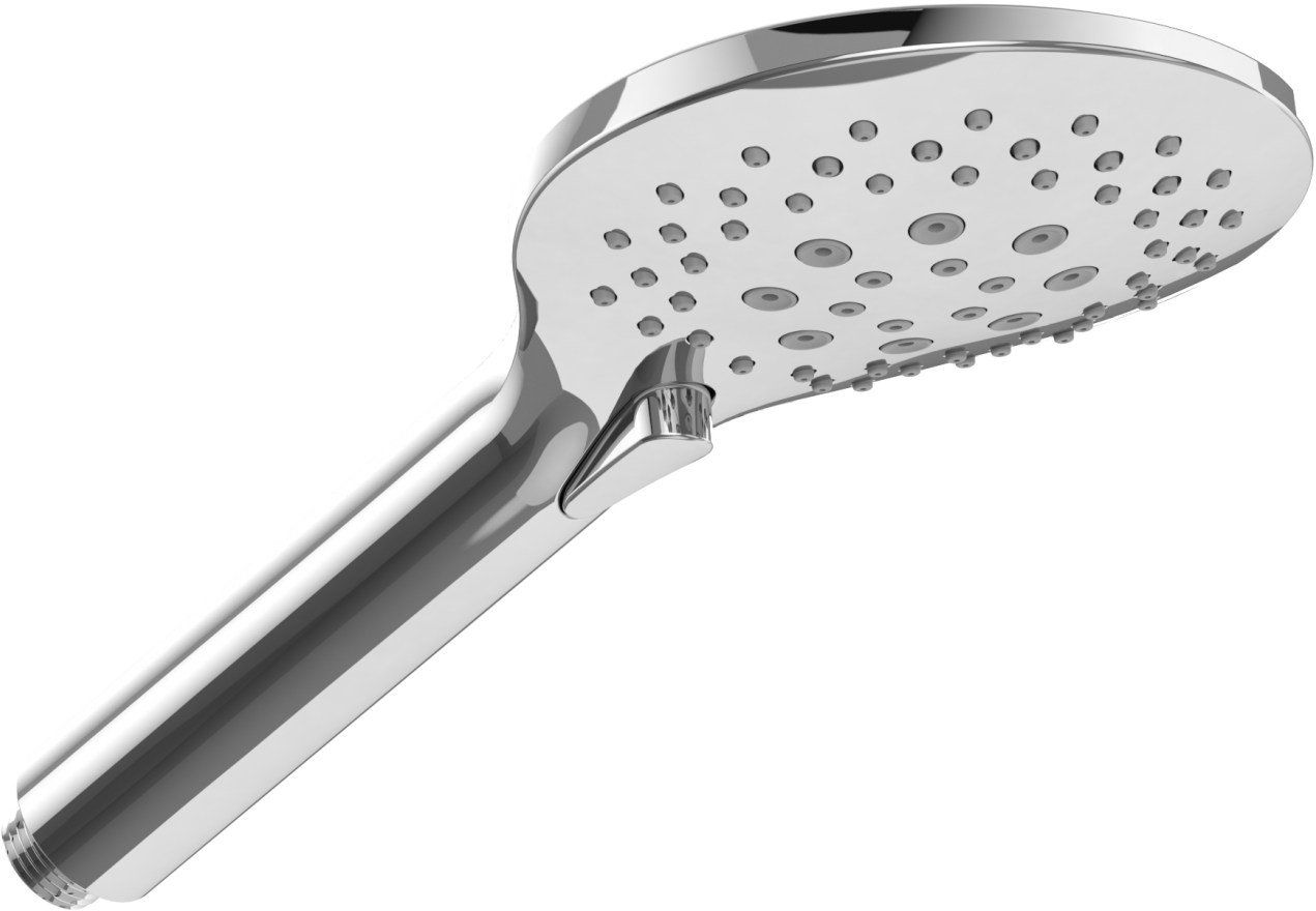 Modern Handheld Showerhead PNG image