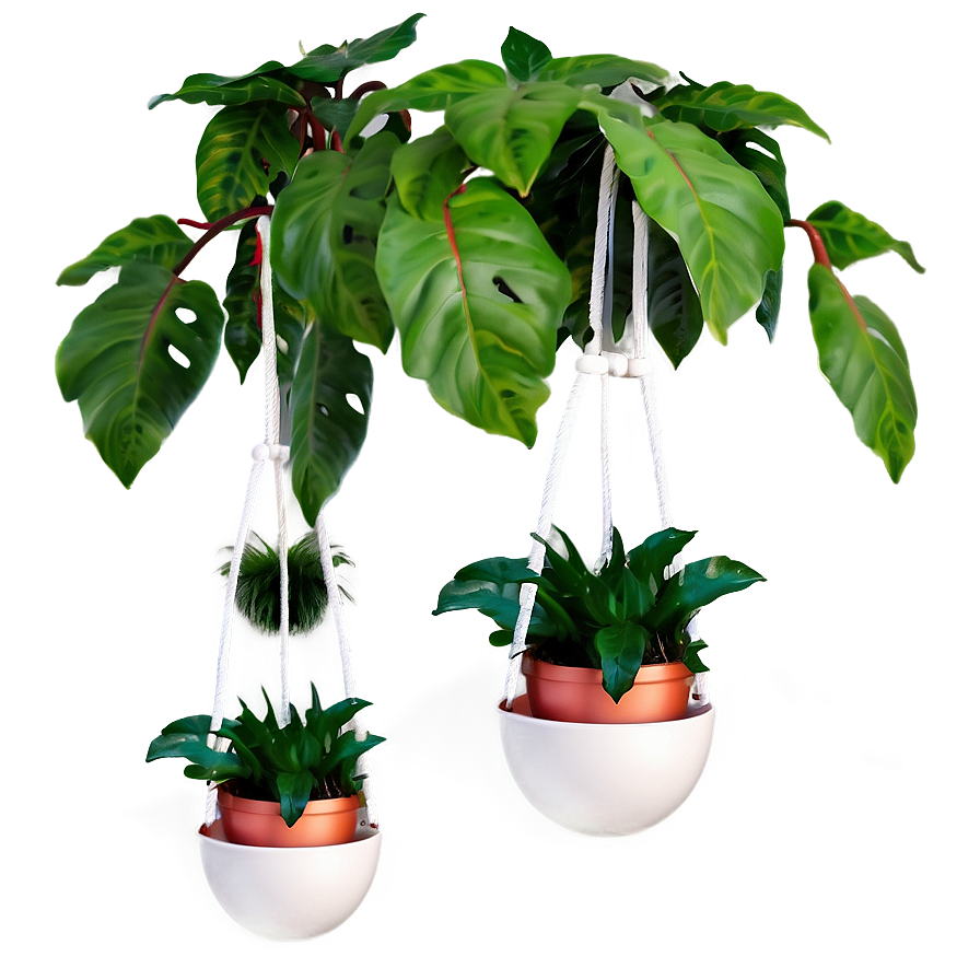 Modern Hanging Plant Png 05252024 PNG image