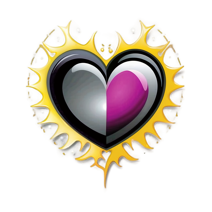 Modern Heart Vector Png Nxu9 PNG image