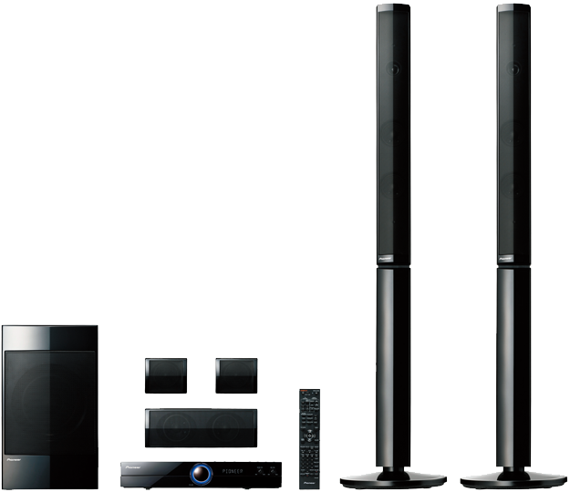 Modern Home Theater System Setup PNG image