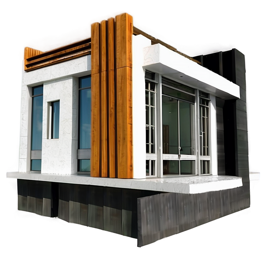 Modern House Facade Materials Png Kdi77 PNG image