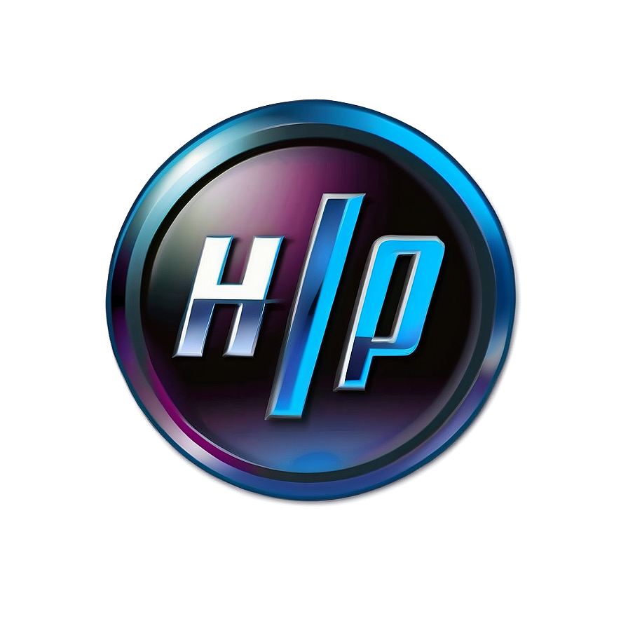 Modern Hp Logo Png Ekx36 PNG image