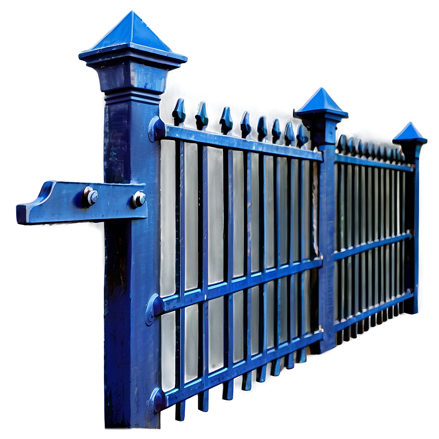 Modern Iron Fence Design Png 05242024 PNG image