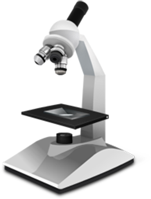 Modern Laboratory Microscope PNG image