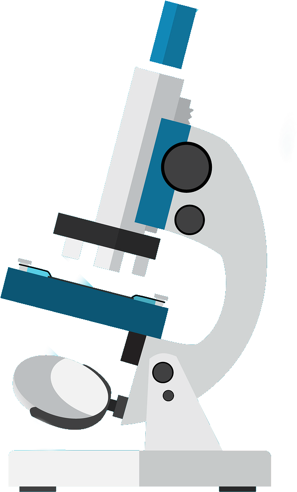 Modern Laboratory Microscope PNG image