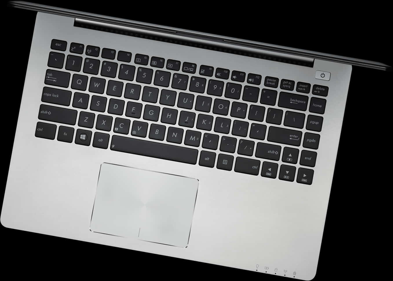 Modern Laptop Keyboardand Touchpad PNG image