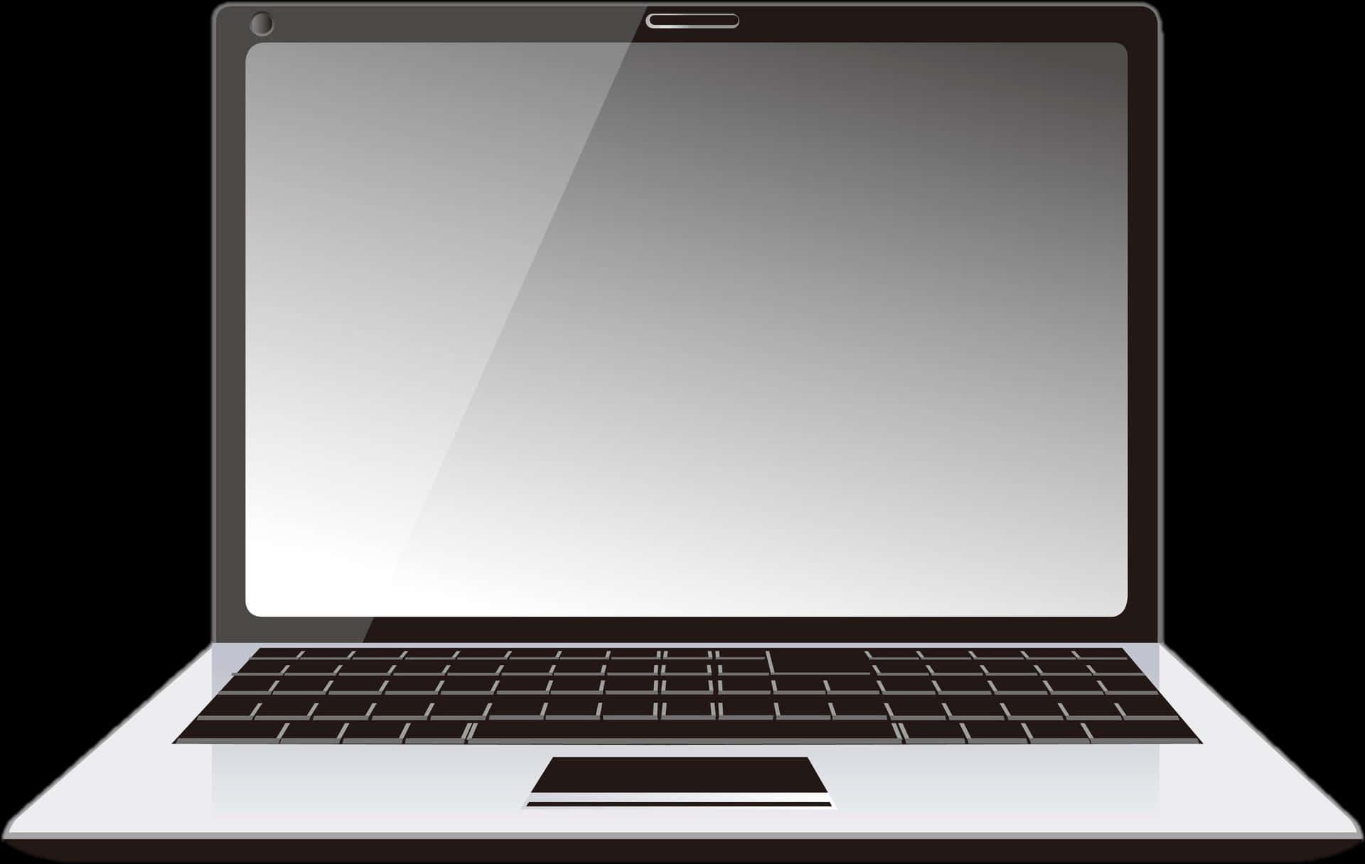 Modern Laptop Vector Illustration PNG image