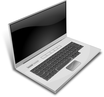 Modern Laptop Vector Illustration PNG image