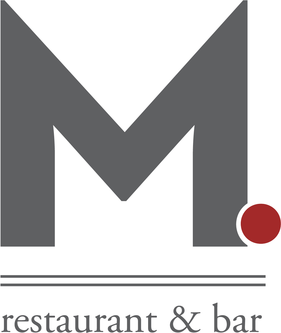 Modern M Restaurant Logo PNG image
