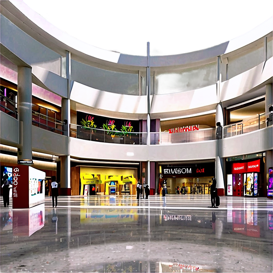 Modern Mall Interior Png Oue25 PNG image