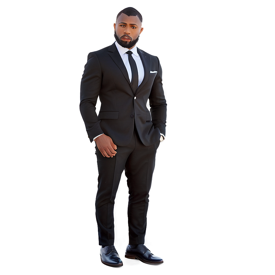 Modern Man In Suit Png 06262024 PNG image