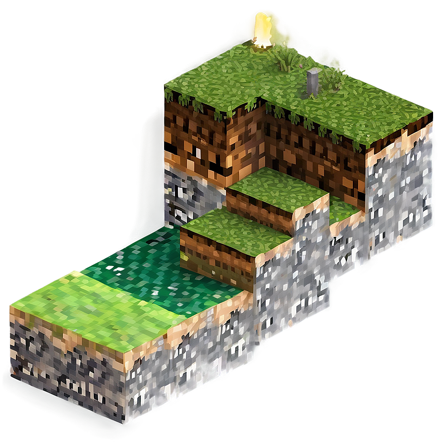 Modern Minecraft Hotbar Visualization Png 06132024 PNG image