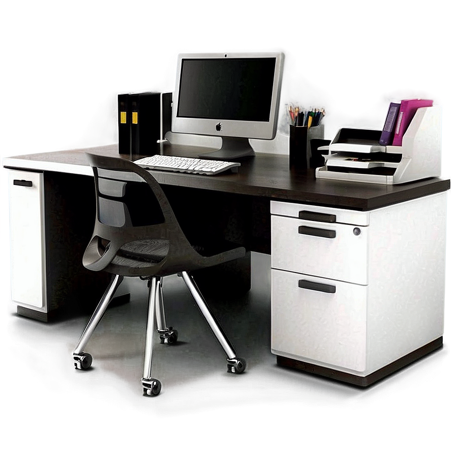 Modern Office Desk Png Jum PNG image