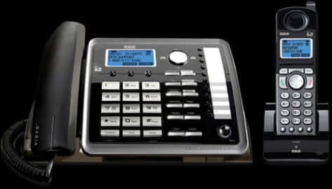 Modern Office Phone System PNG image