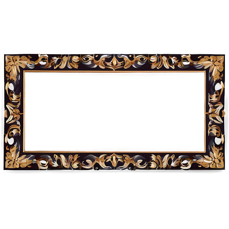 Modern Ornate Frame Png 06272024 PNG image