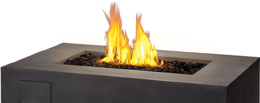 Modern Outdoor Gas Fire Pit PNG image