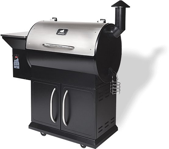 Modern Outdoor Smoker Grill PNG image