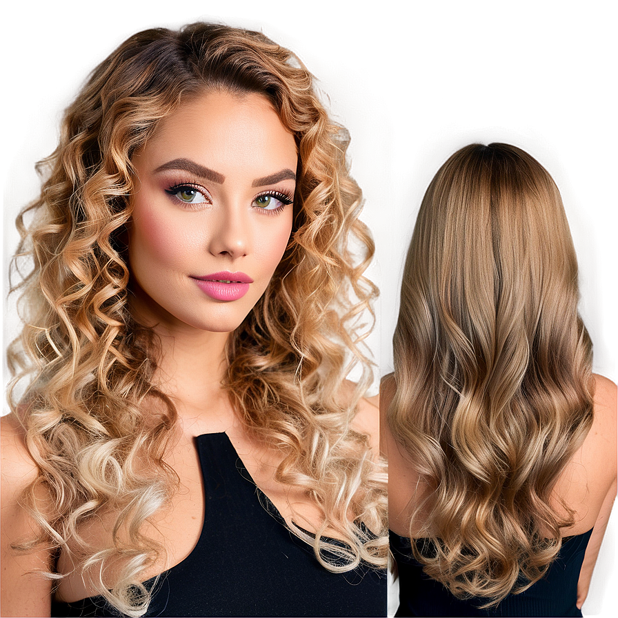 Modern Perm Hair Trends Png 06282024 PNG image