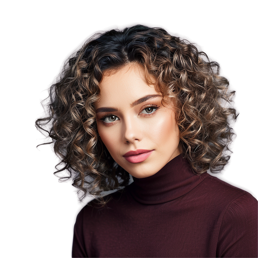 Modern Perm Hair Trends Png Ujd PNG image