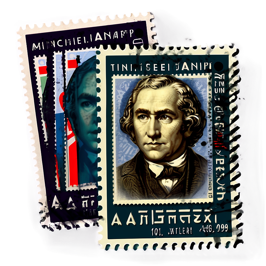 Modern Postage Stamp Design Png 21 PNG image