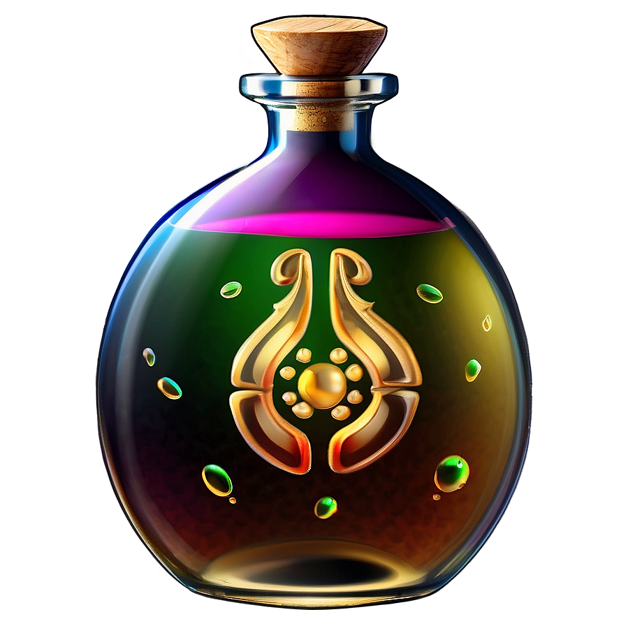 Modern Potion Bottle Png 06132024 PNG image