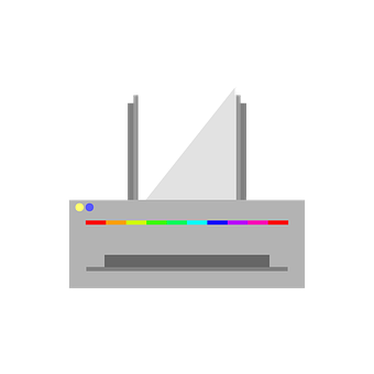 Modern Printer Icon PNG image