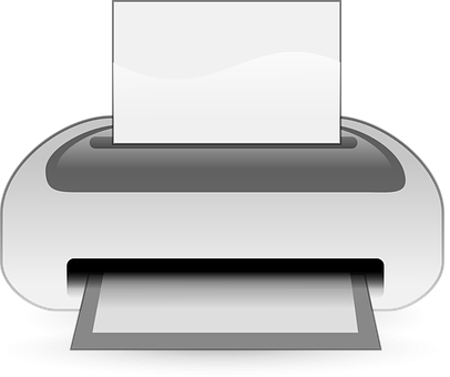 Modern Printer Vector Illustration PNG image