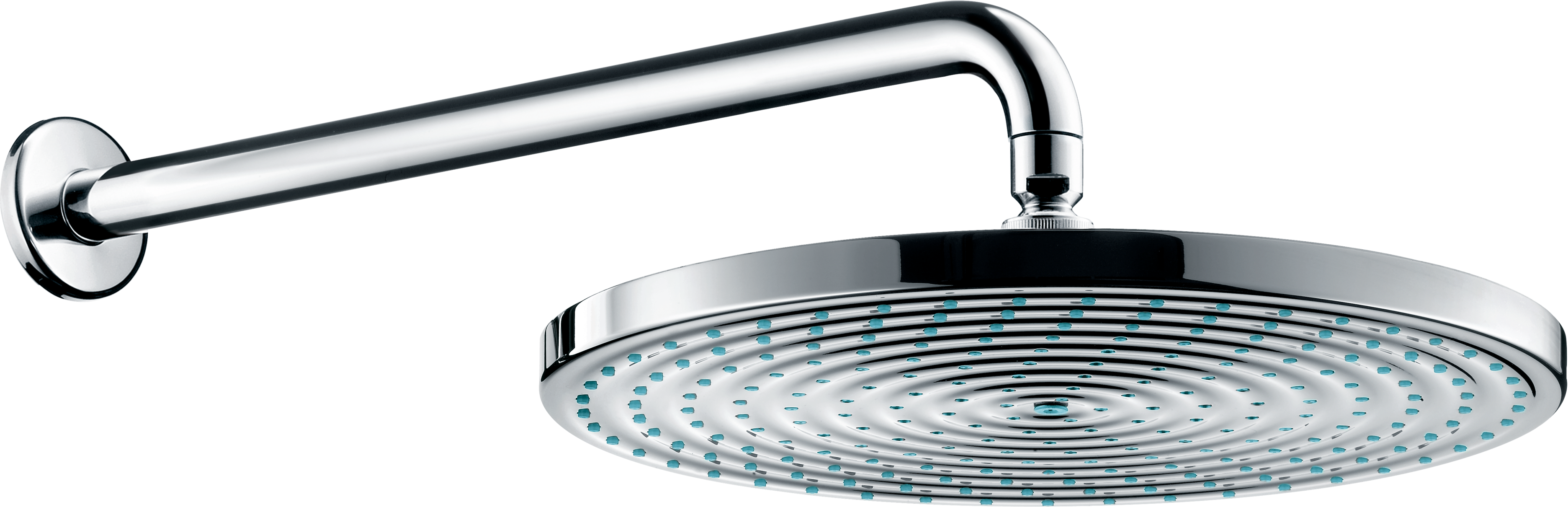 Modern Rainfall Showerhead PNG image