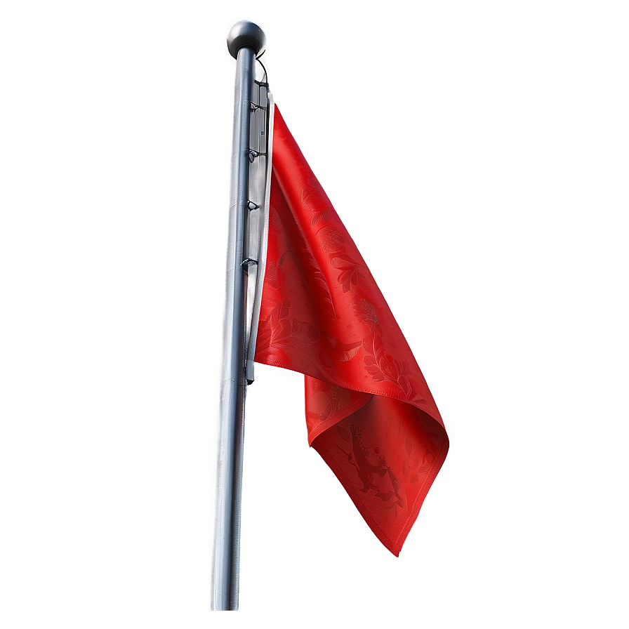 Modern Red Flag Concept Png 80 PNG image