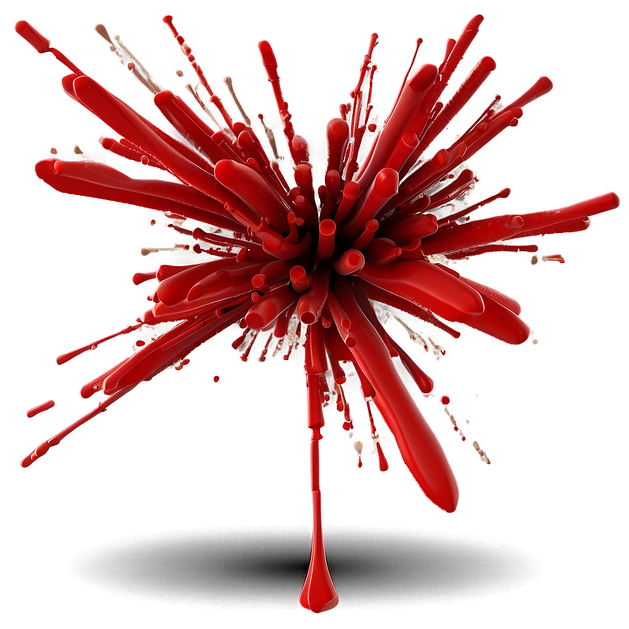 Modern Red Splash Png Twe PNG image