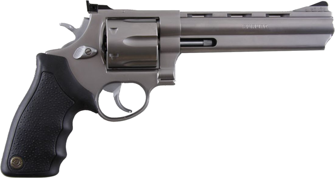 Modern Revolver Side View PNG image