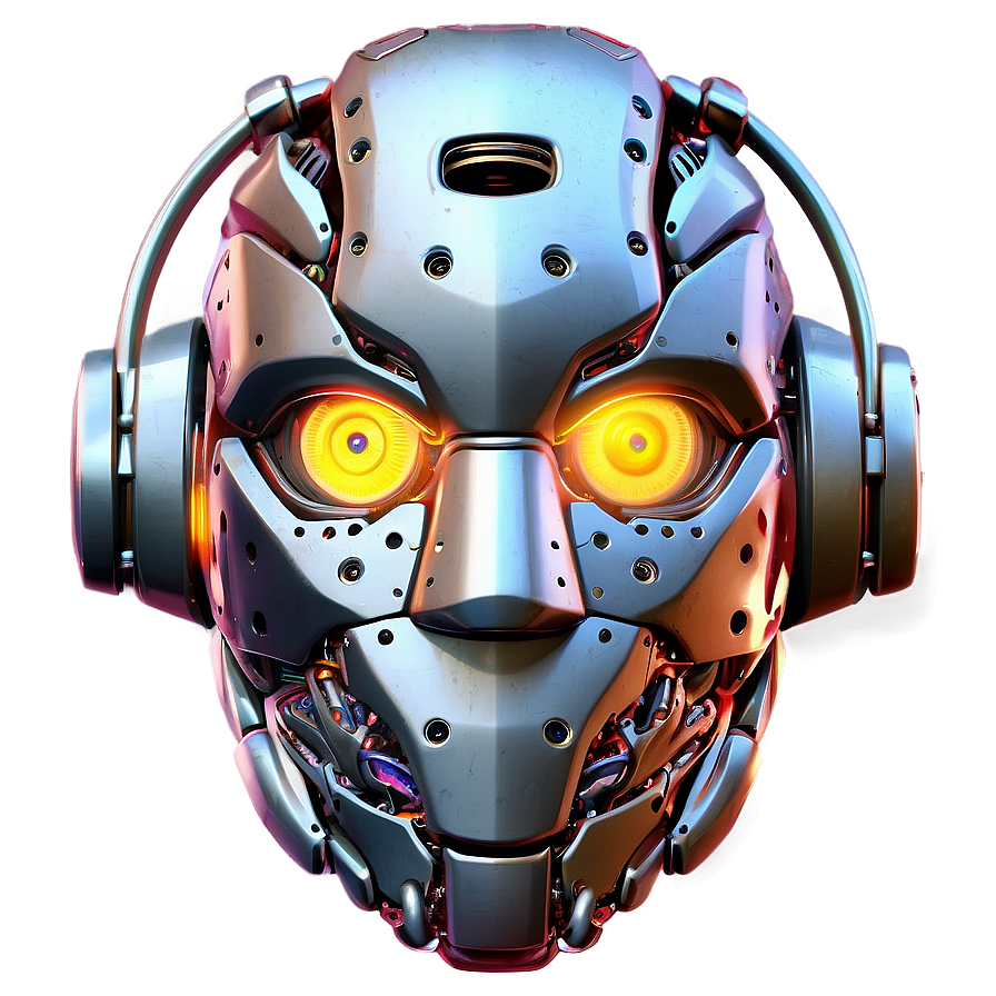 Modern Robot Head Art Png 06212024 PNG image