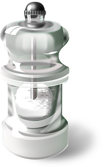 Modern Salt Grinder Design PNG image