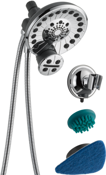 Modern Showerheadand Accessories PNG image