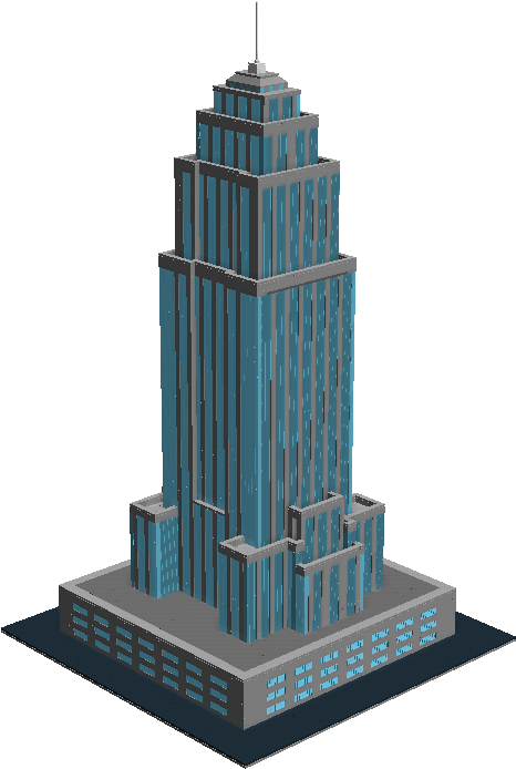 Modern Skyscraper Illustration PNG image